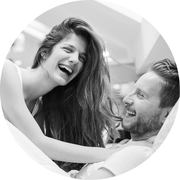 Couple having fun in bed